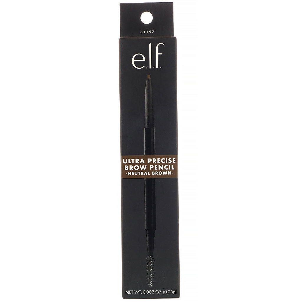 ELF, Ultra Precise Brow Pencil, Neutral Brown, 0,002 oz (0,05 g)