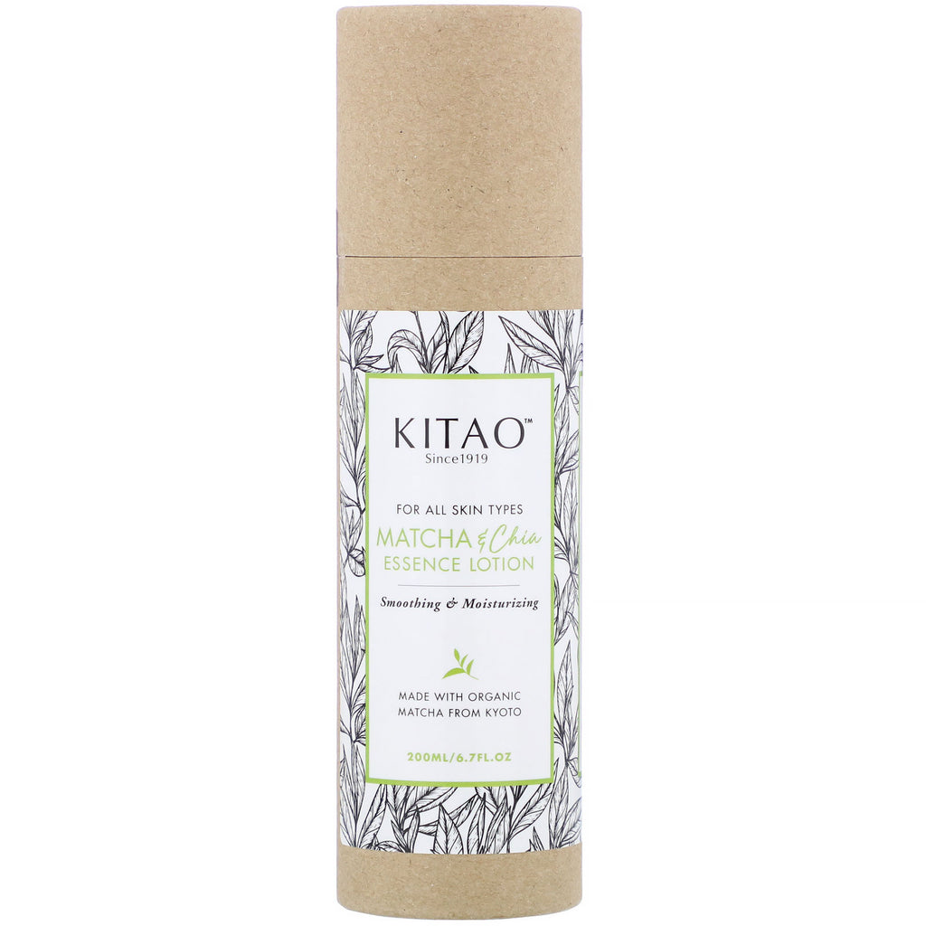 Kitao, loción de esencia de matcha y chía, 200 ml (6,7 oz. líq.)