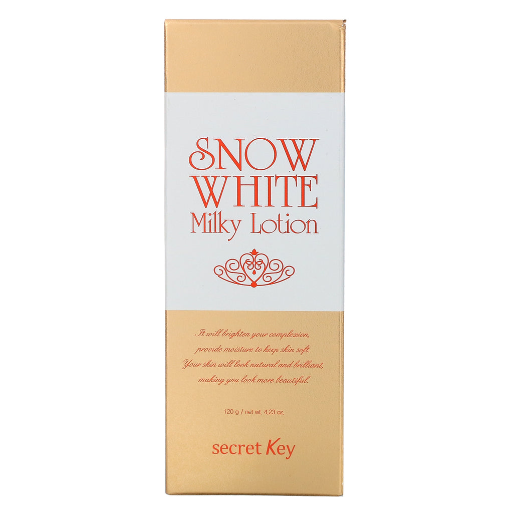 Secret Key, Snow White Milky Lotion, 4,23 oz (120 g)