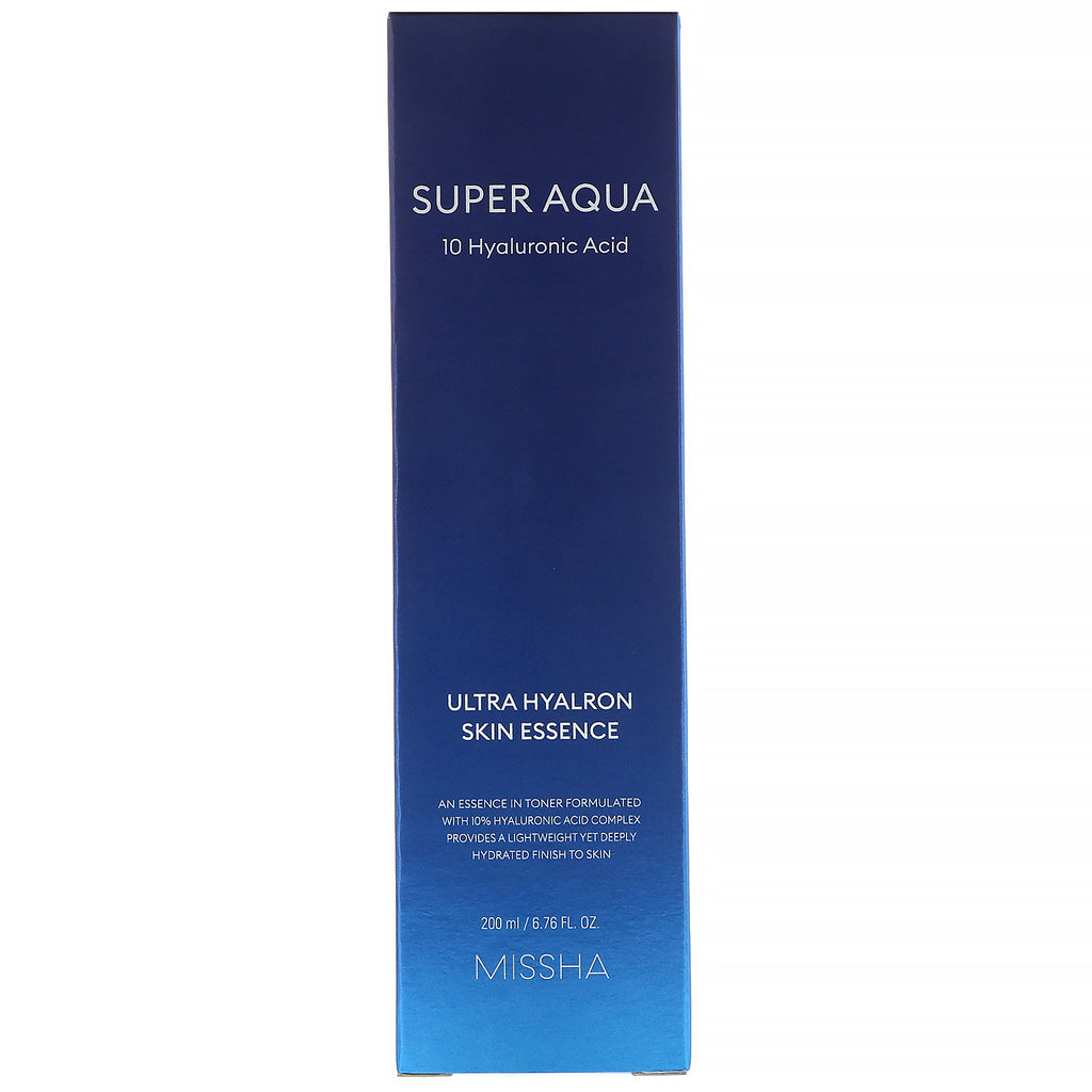 Missha, Super Aqua, Esencia para la piel Ultra Hyalron, 200 ml (6,76 oz. líq.)