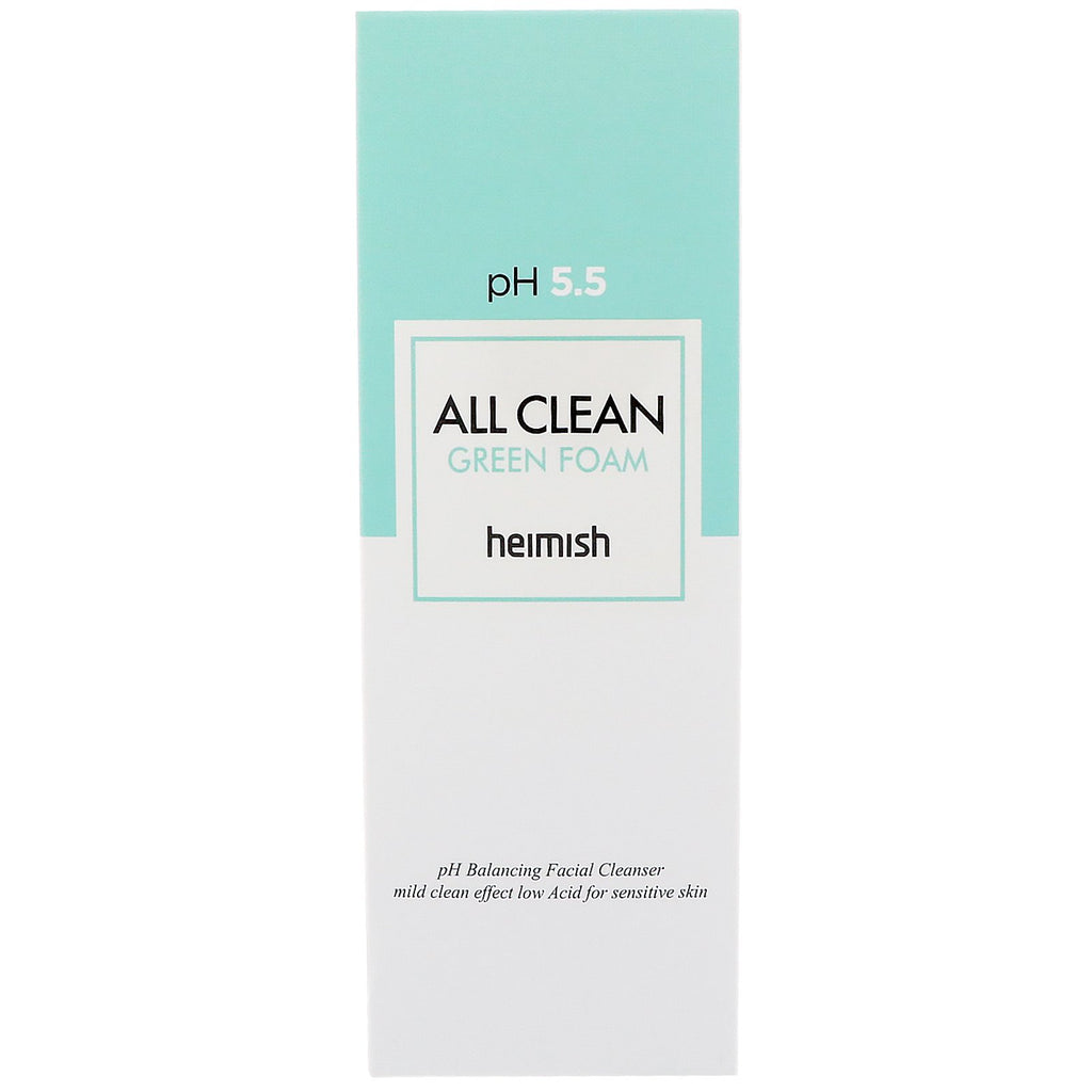 Heimish, Espuma verde All Clean, limpiador, 150 g