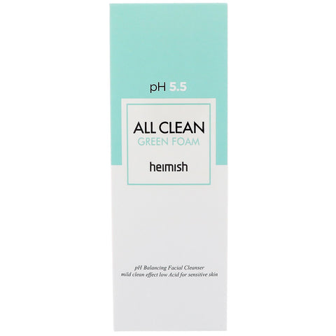 Heimish, Espuma verde All Clean, limpiador, 150 g