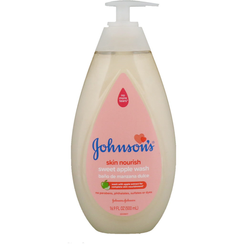 Johnson & Johnson, Skin Nourish, Sweet Apple Wash, 16.9 fl oz (500 ml)