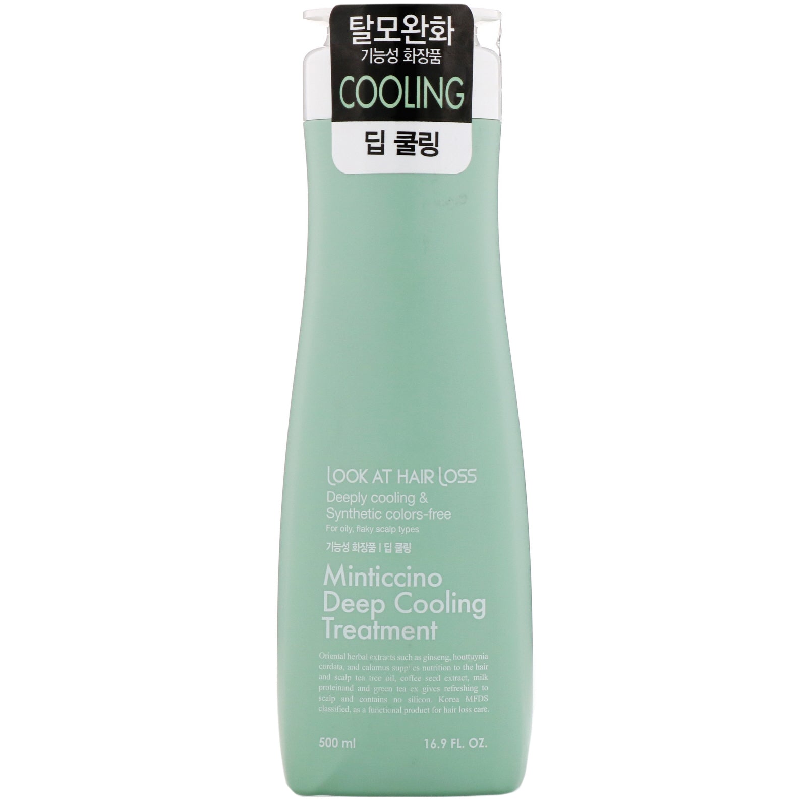 Doori Cosmetics, Look At Hair Loss, Minticcino Deep Cooling Treatment, 16.9 fl oz (500 ml)