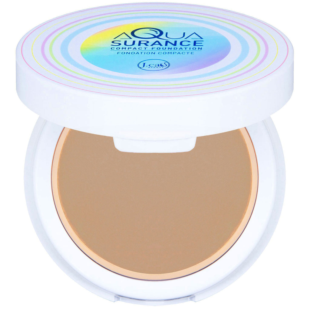 J.Cat Beauty, Aquasurance Compact Foundation, ACF106 Honey,  0.31 oz (9 g)