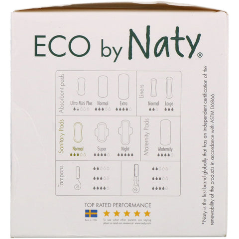 Naty, Thin Pads, Normal, 15 Eco Pieces