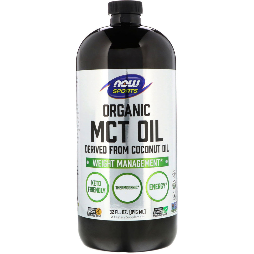 Now Foods, Sports, Organic MCT Oil, 32 fl oz (946 ml)