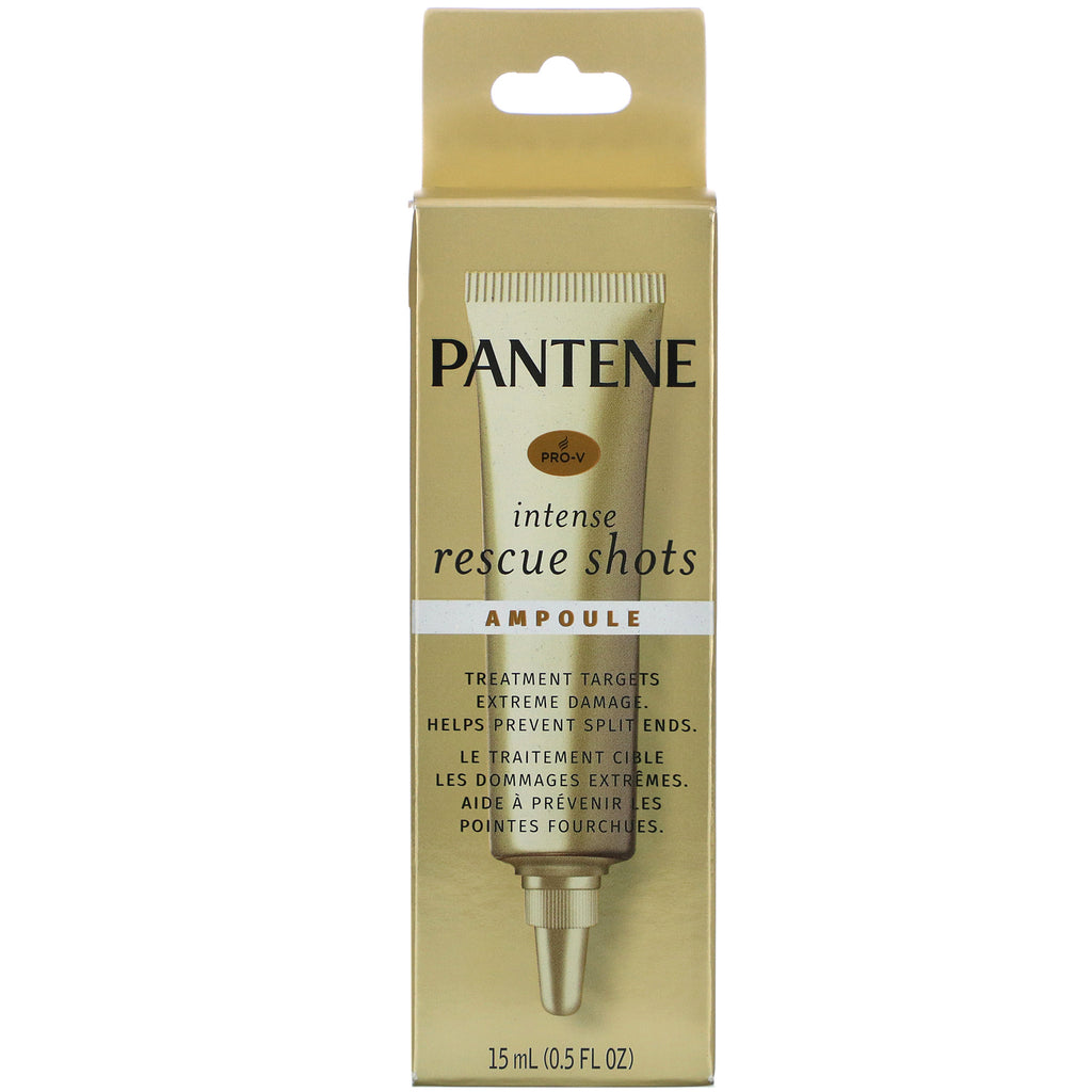 Pantene, Pro-V, Intense Rescue Shots Ampoule Treatment, 0,5 fl oz (15 ml)