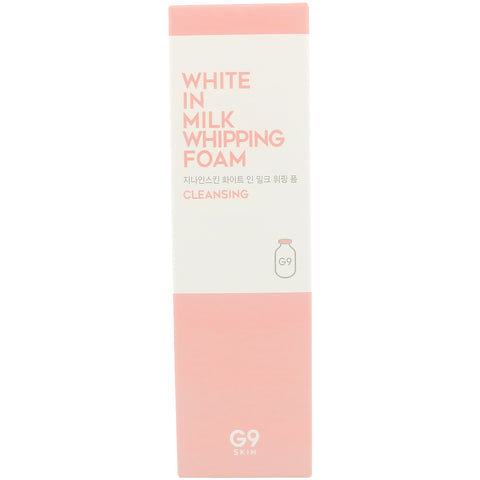 G9skin, White In Milk Whipping Foam, 120 ml