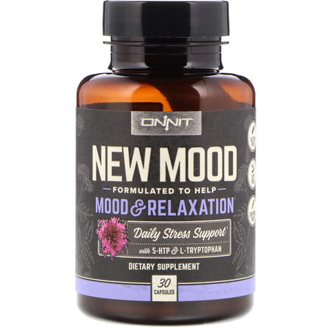 Onnit, New Mood, Mood & Relaxation, 30 Capsules