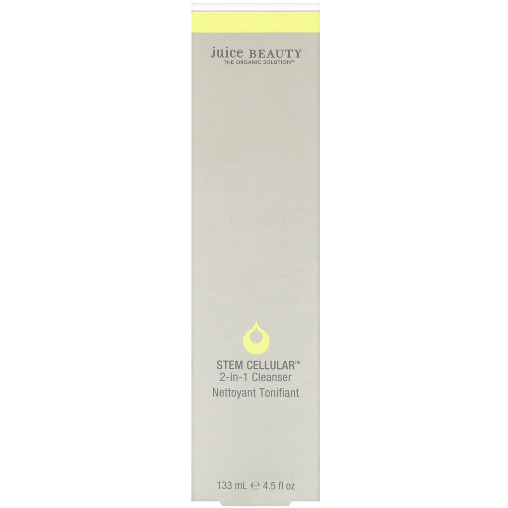 Juice Beauty, Stem Cellular, 2-in-1 Cleanser, 4.5 fl oz (133 ml)