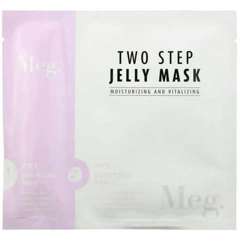 Meg Cosmetics, Two Step Jelly Mask, Moisturizing and Vitalizing, 1 Set