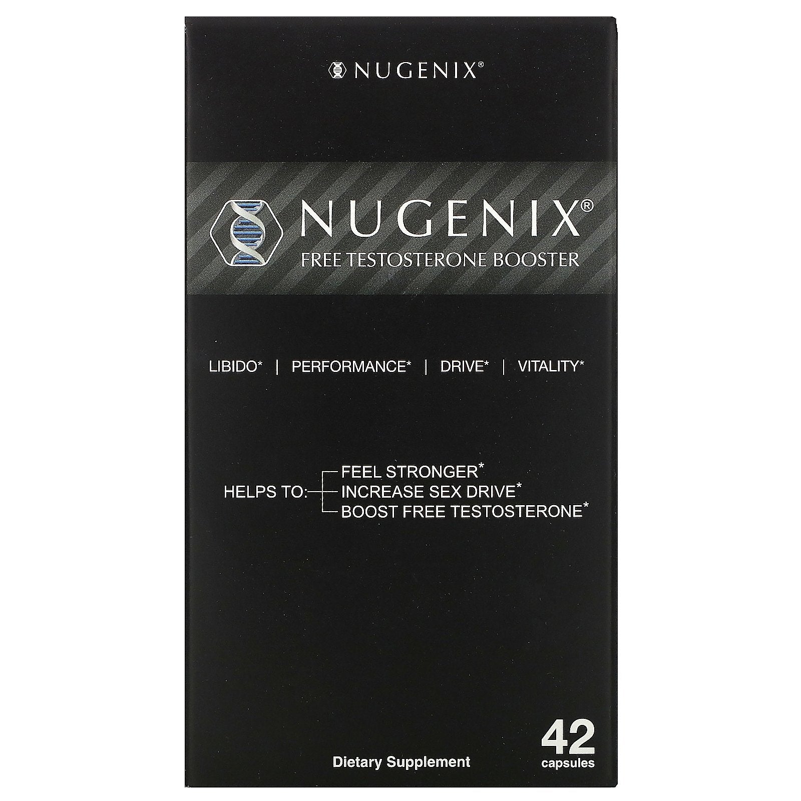 Nugenix, Free Testosterone Booster, 42 Capsules