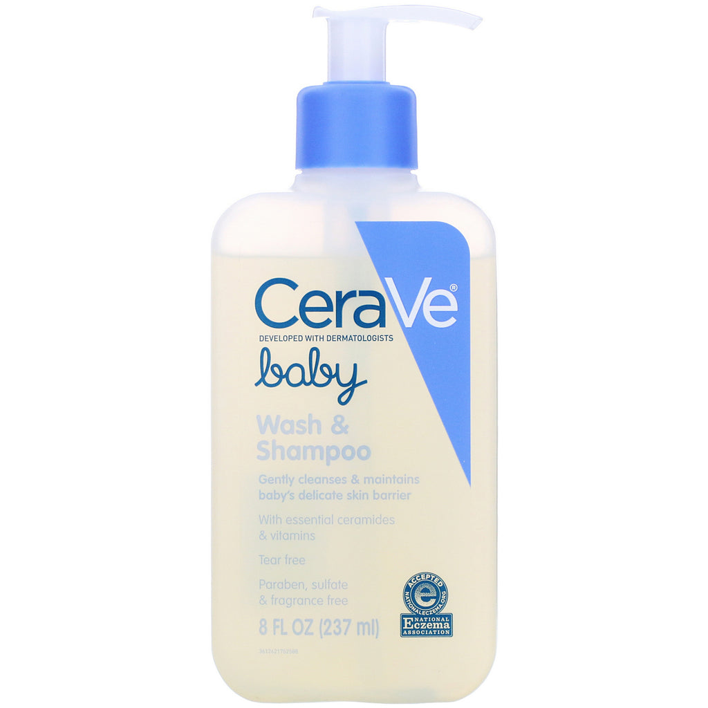 CeraVe, Baby Wash & Shampoo, 8 fl oz (237 ml)