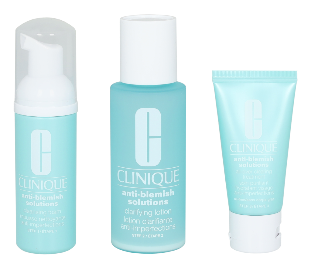 Clinique Anti Blemish Solution 3 Step System Sæt 180 ml