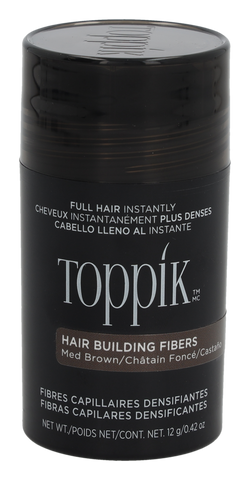 Toppik Hair Building Fibers - Medium Brown 12 gr
