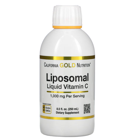 California Gold Nutrition, Liposomal Liquid Vitamin C, Unflavored, 1,000 mg, 8.5 fl oz (250 ml)