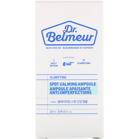 Dr. Belmeur, Ampolla clarificante y calmante para las manchas, 22 ml (0,74 oz. líq.)