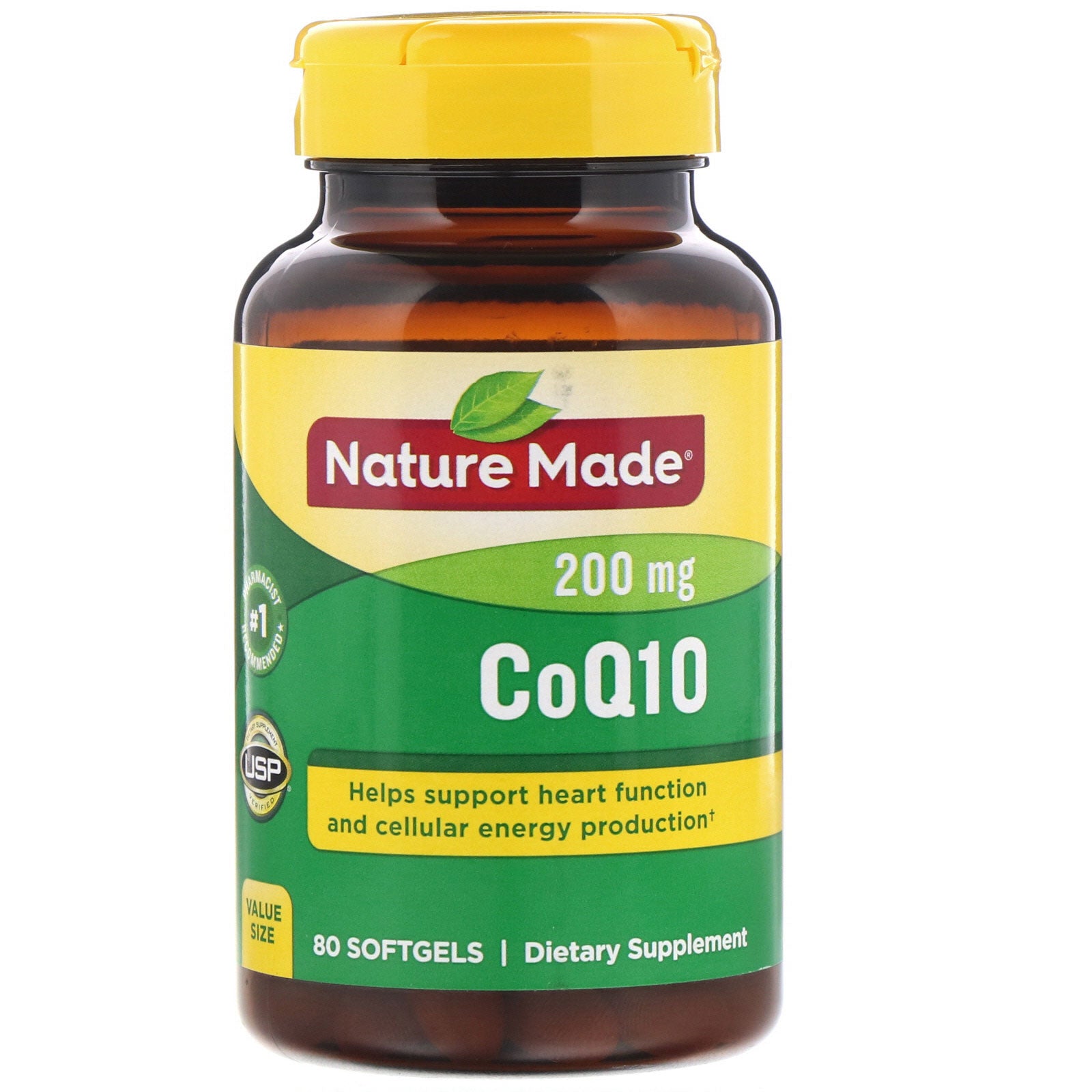 Nature Made, CoQ10, 200 mg, 80 Softgels