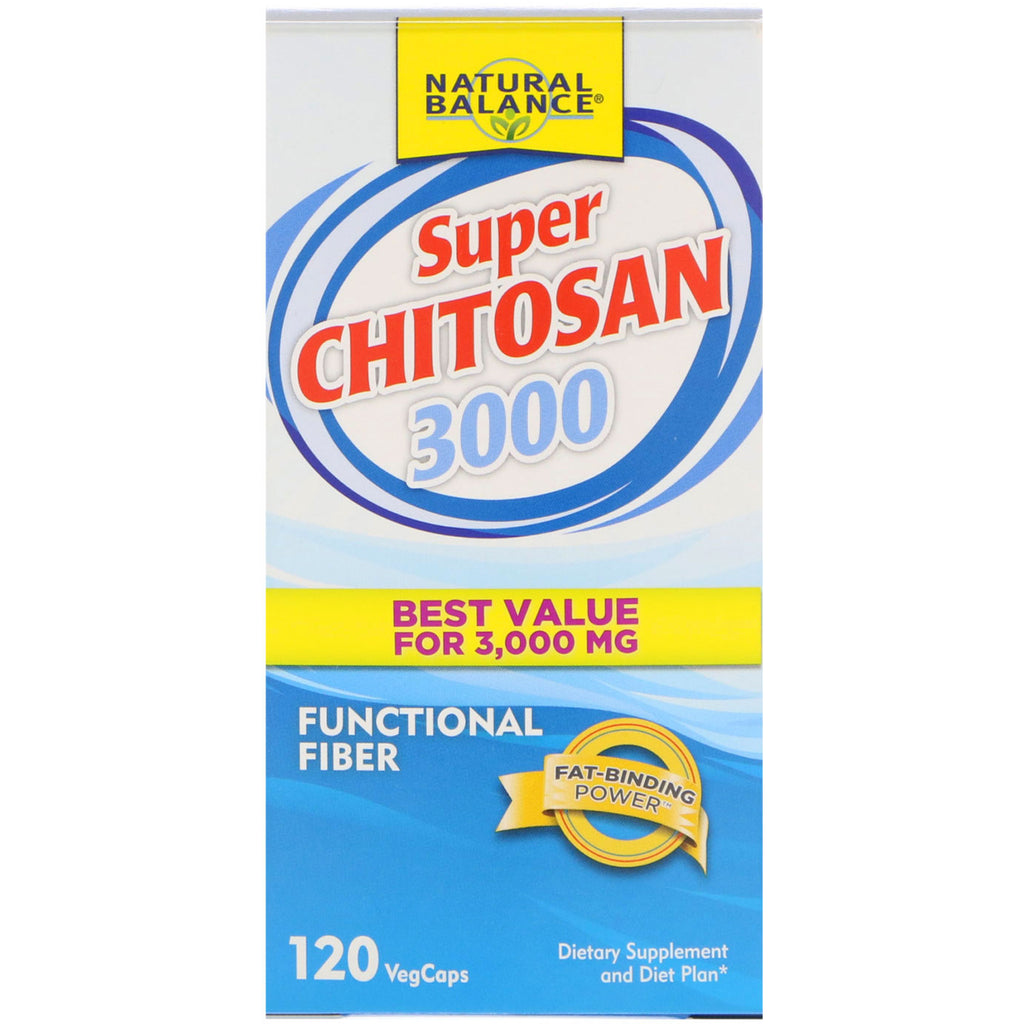 Natural Balance, Super Chitosan 3000, 120 Veg Caps