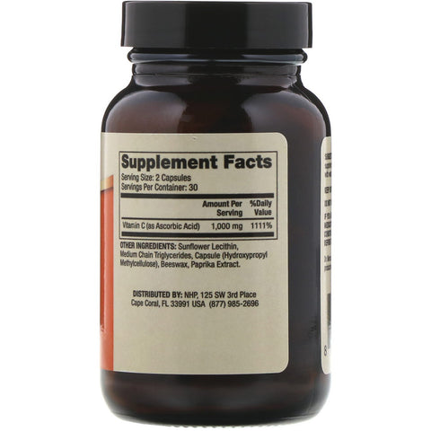 Dr. Mercola, Liposomal C-vitamin, 500 mg, 60 kapsler