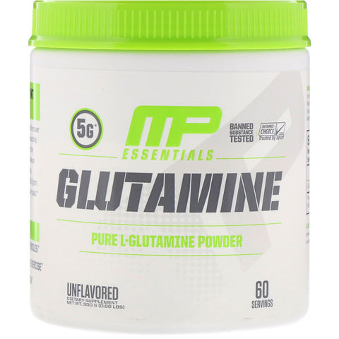 MusclePharm, Essentials, Glutamine, Unflavored, 0.66 lb (300 g)