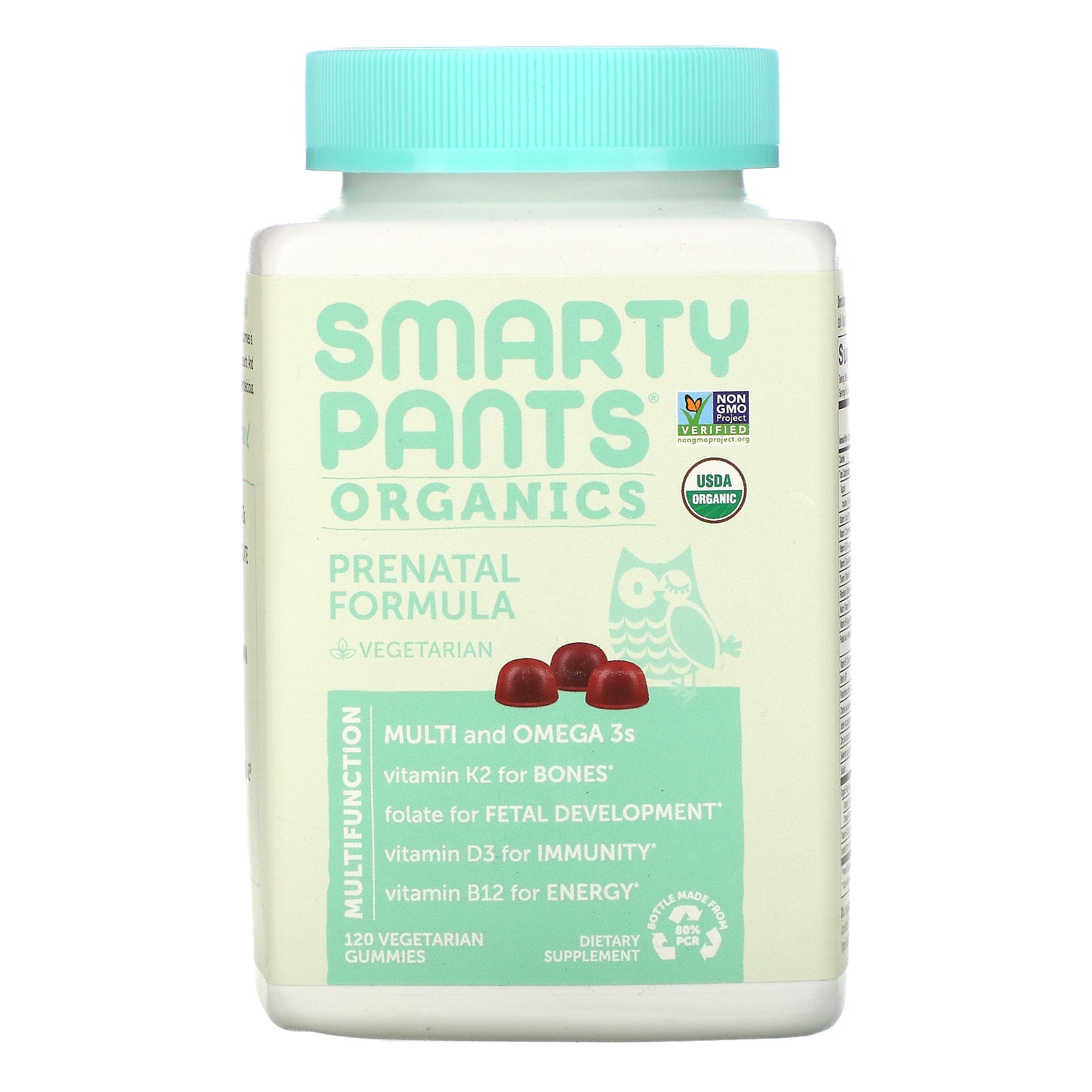 SmartyPants, Organics, Prenatal Formula, 120 Vegetarian Gummies