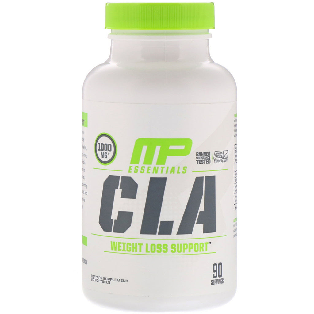 MusclePharm, Essentials, CLA, 1,000 mg, 90 Softgels