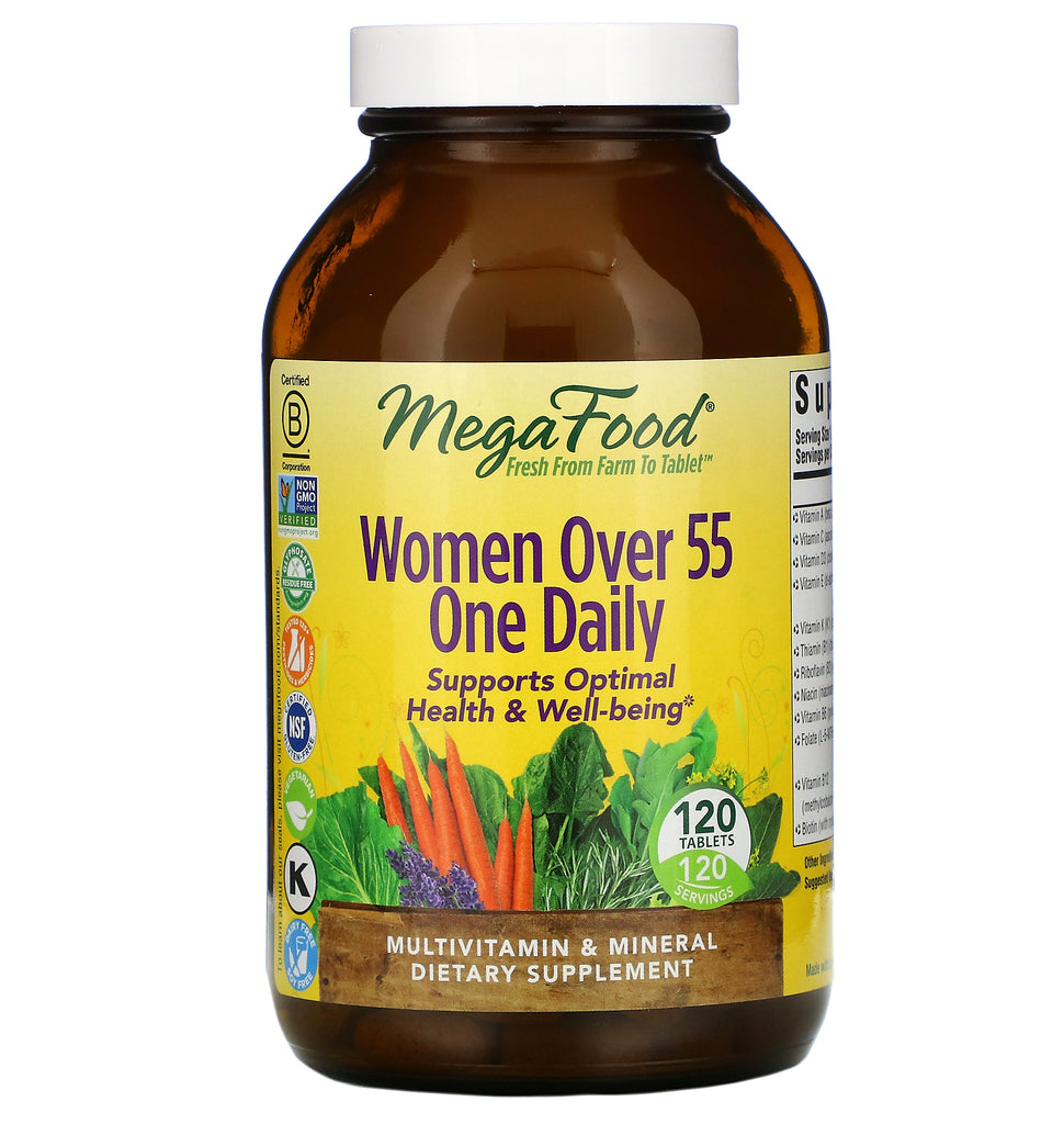 MegaFood, Women Over 55 One Daily, 120 Tablets