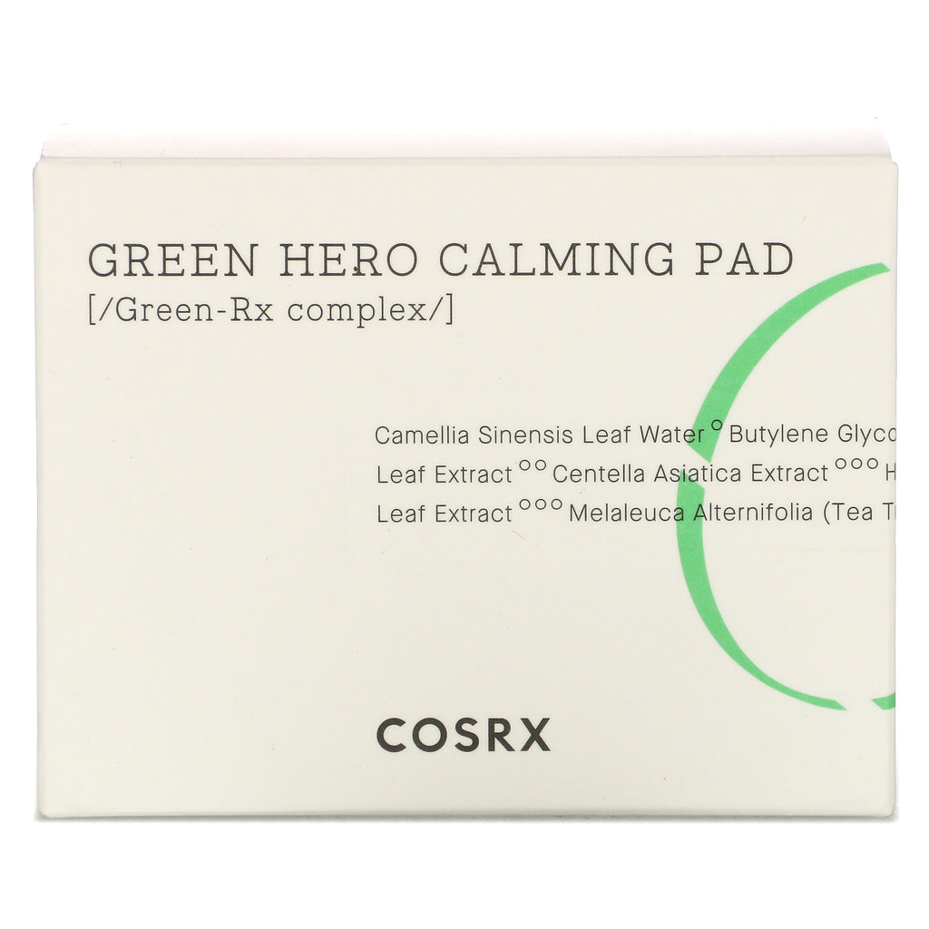 Cosrx, Almohadillas calmantes One Step Green Hero, 70 almohadillas, 4,56 onzas líquidas