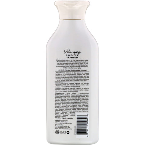 Jason Natural, Volumizing Lavender Shampoo, 16 fl oz (473 ml)