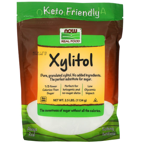 Now Foods, Real Food, Xylitol, 2.5 lbs (1134 g)