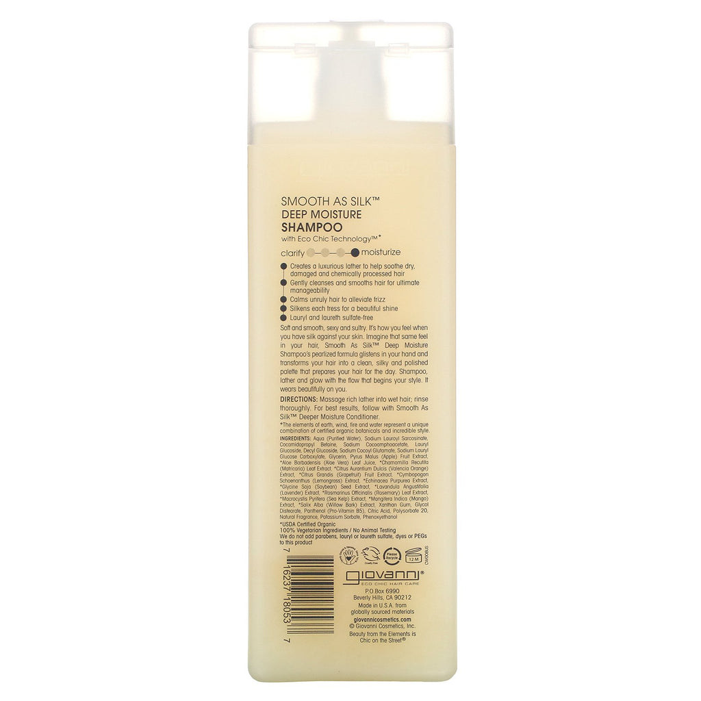 Giovanni, Smooth As Silk, Deep Moisture Shampoo, 8,5 fl oz (250 ml)