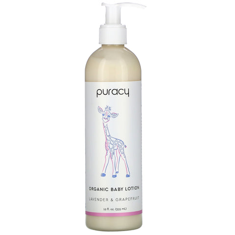 Puracy, Organic Baby Lotion, Lavender & Grapefruit, 12 fl oz (355 ml)