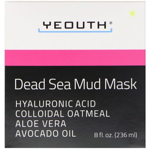Yeouth, Mascarilla de barro del Mar Muerto, 8 fl oz (236 ml)
