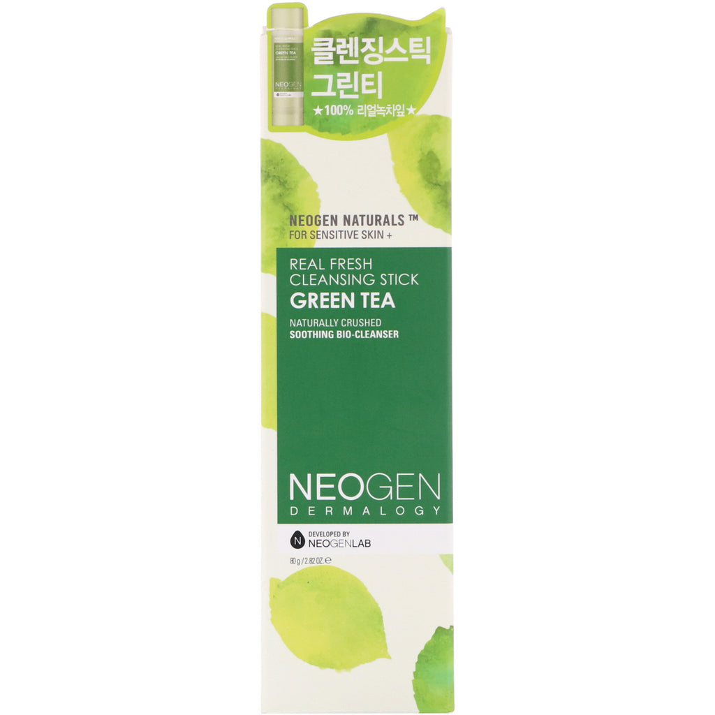 Neogen, Barra limpiadora Real Fresh, té verde, 80 g (2,82 oz)