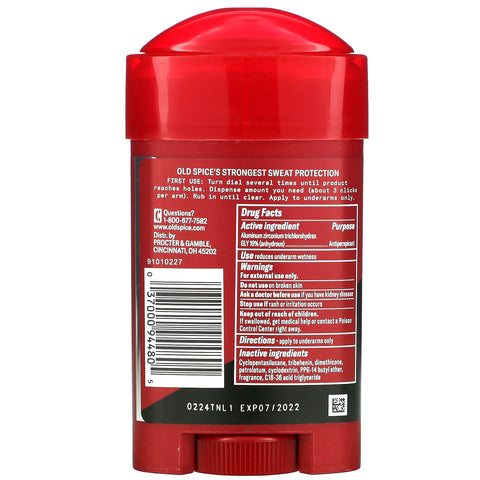 Old Spice, Sweat Defense Anti-Perspirant Deodorant, Soft Solid, Stronger Swagger, 2,6 oz (73 g)