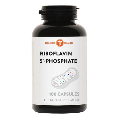 Salud Holística Riboflavina 5'-Fosfato 100 Cápsulas