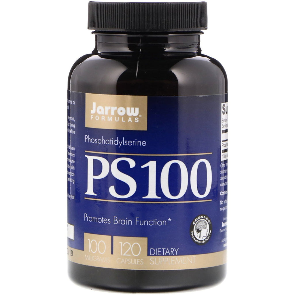 Jarrow Formulas, PS 100, Phosphatidylserine, 100 mg, 120  Capsules