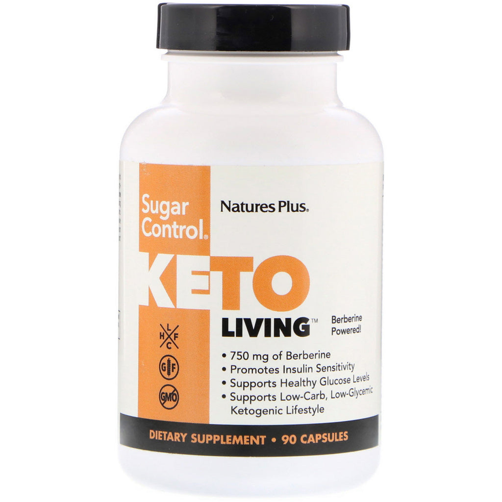 Nature's Plus, KetoLiving, Sugar Control, 90 Capsules