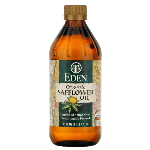 Eden Foods, Organic Safflower Oil, Unrefined, 16 fl oz (473 ml)