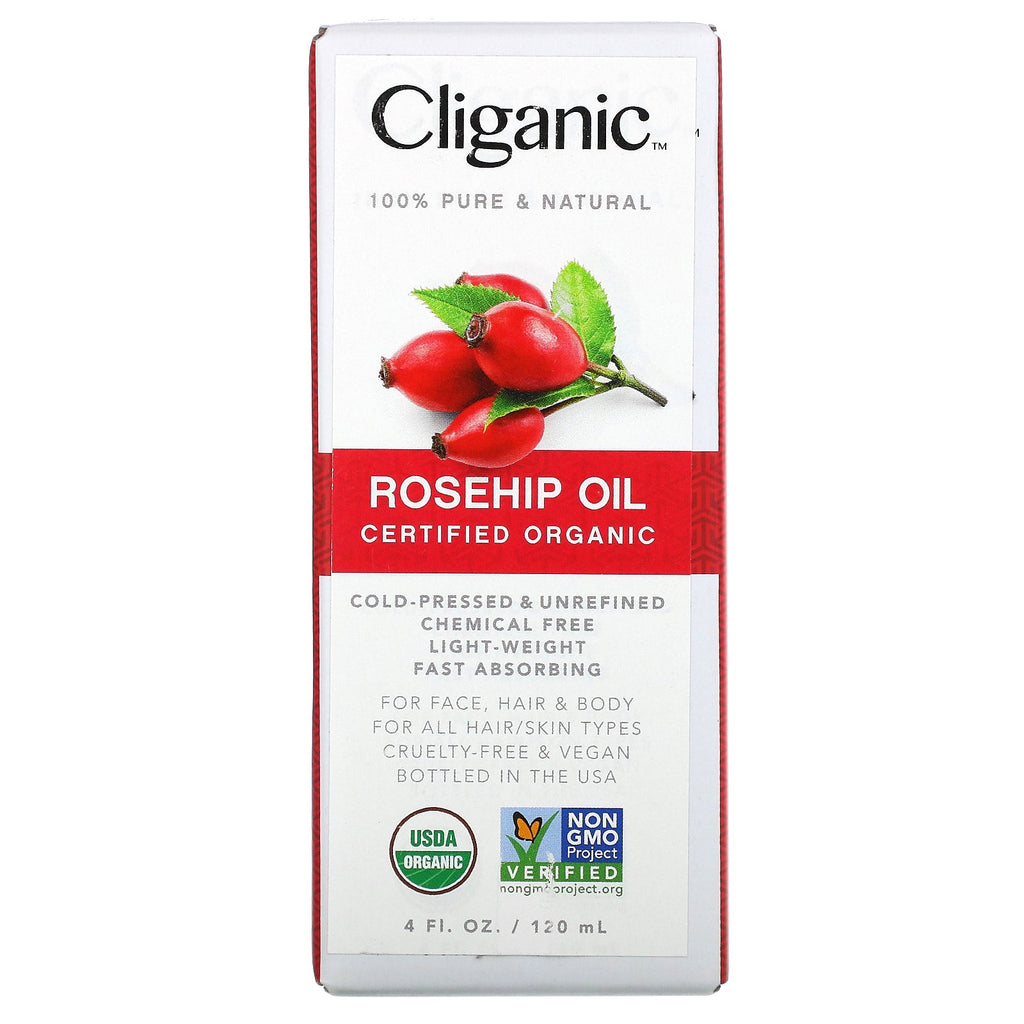 Cliganic,  Rosehip Oil,  4 fl oz (120 ml)