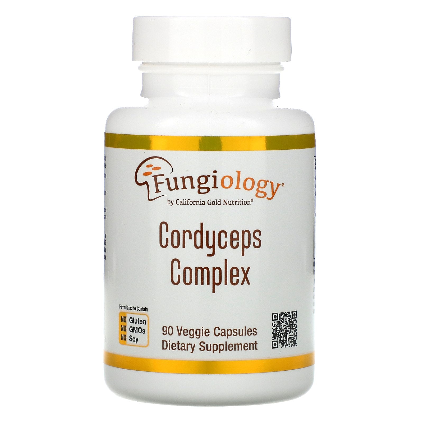 California Gold Nutrition, Fungiology, Cordyceps Complex, 90 Veggie Capsules