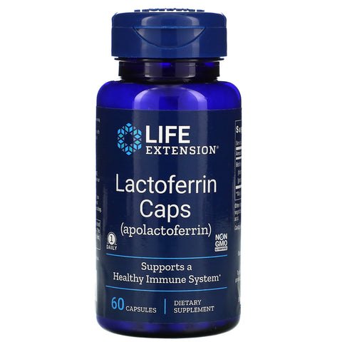 Life Extension, Lactoferrin Caps, 60 Capsules