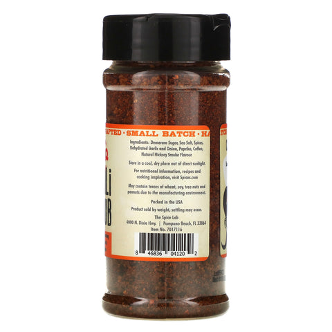 The Spice Lab, Ancho Chili + Coffee Rub, 5,5 oz (155 g)