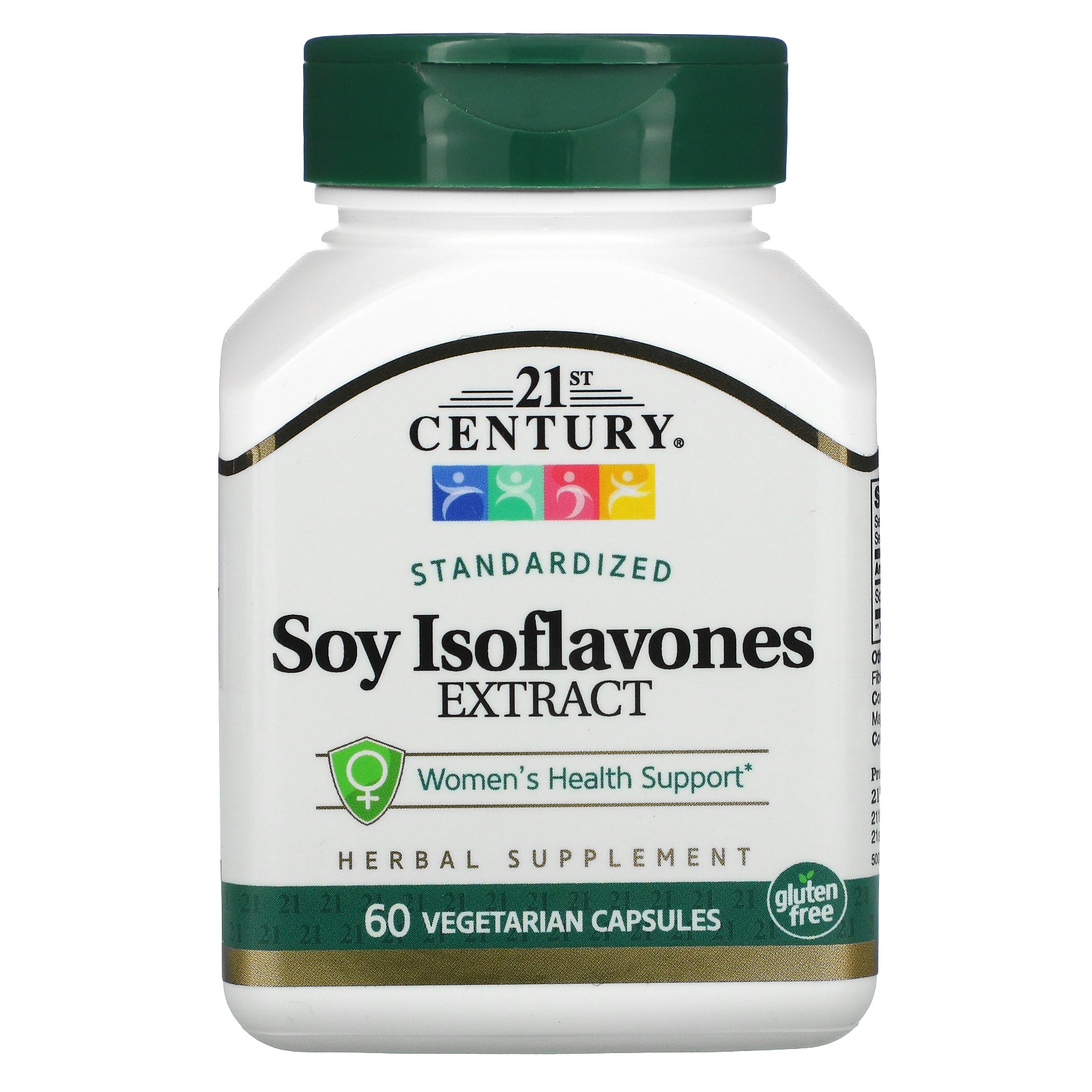 21st Century, Soy Isoflavones Extract, Standardized, 60 Vegetarian Capsules