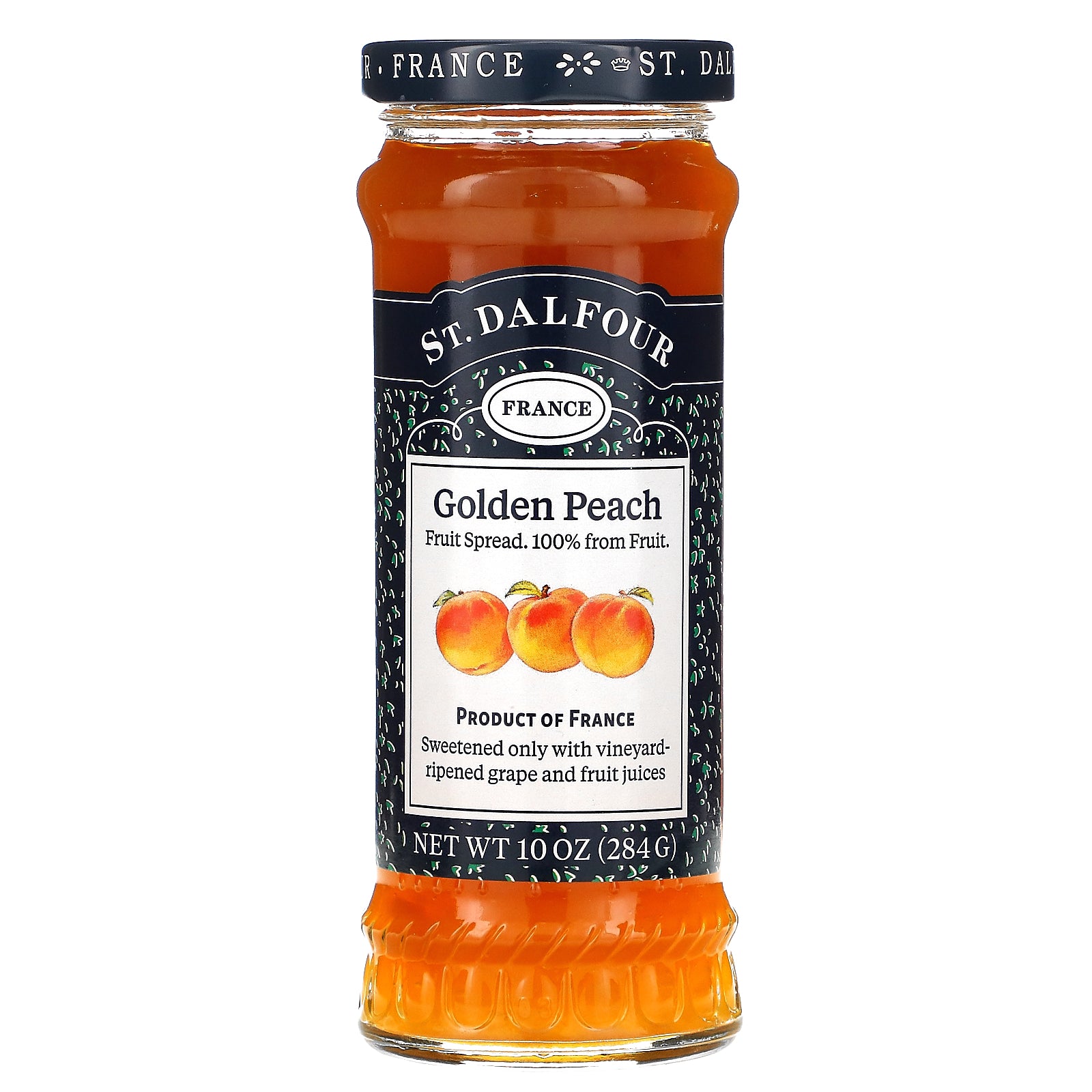 St. Dalfour, Deluxe Golden Peach Spread, 10 oz (284 g)