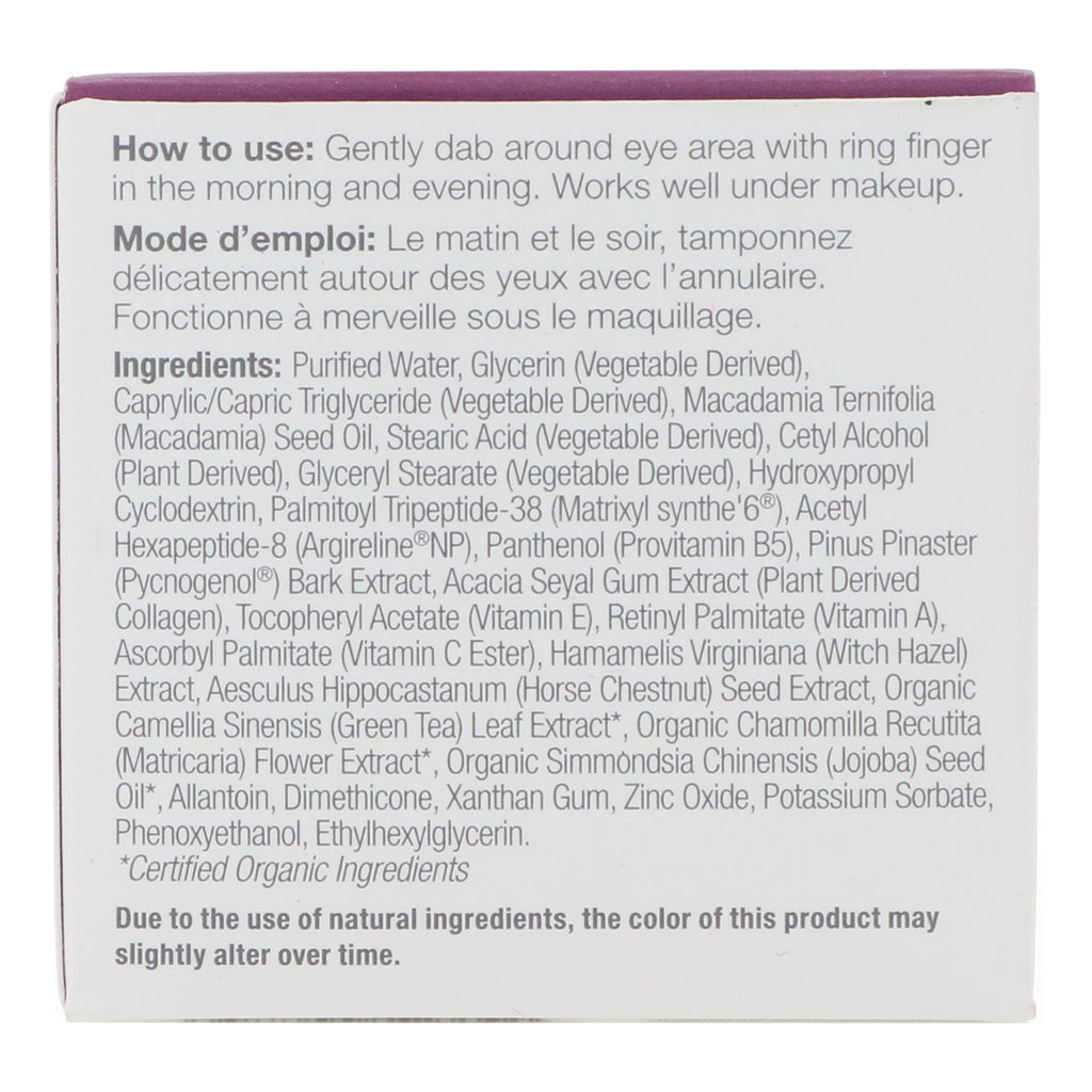 Derma E, Advanced Peptides &amp; Collagen Eye Cream, 1/2 oz (14 g)