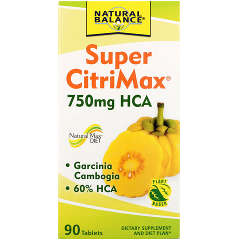 Natural Balance, Super CitriMax, 90 Tablets