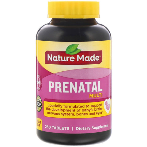 Nature Made, Prenatal Multi, 250 Tablets